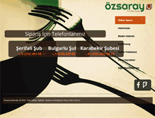 Tablet Screenshot of ozsarayiskender.com